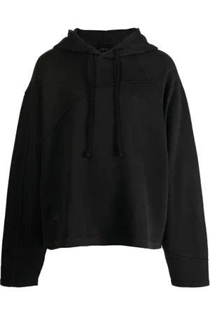 FIVE CM Logo-embroidered cotton hoodie