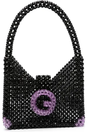 GERMANIER Bead-embellished shoulder bag