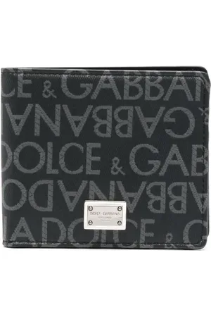 Dolce & Gabbana Logo jacquard bi-fold wallet