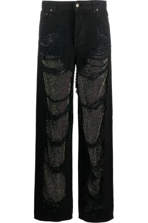 DARKPARK Karen crystal-embellished straight-leg jeans