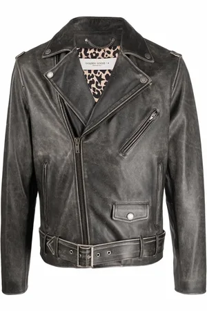 Golden Goose Leather biker jacket
