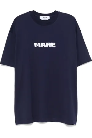 Msgm Logo-embroidered T-shirt