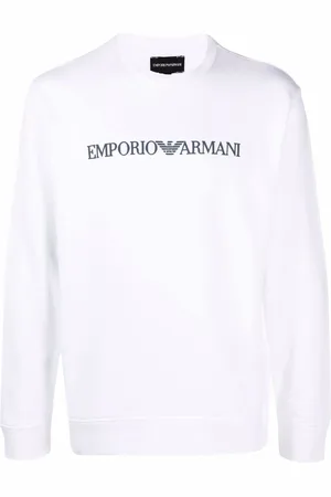 Emporio Armani Logo-print crew-neck sweatshirt