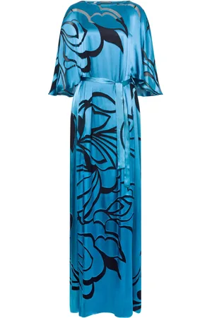 Alberta Ferretti Silk-satin dress