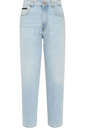 Philipp Plein High-rise straight-leg jeans