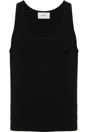 COPERNI Logo-embellishment cotton tank top