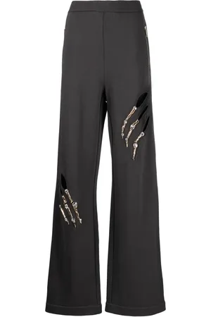 AREA Claw cut-out cotton track pants