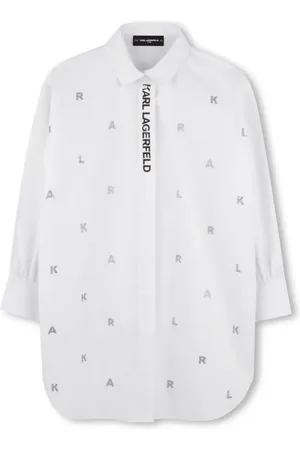 Karl Lagerfeld Logo-appliqu?? dress