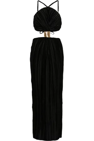 Cult Gaia Mitra pleated gathered gown