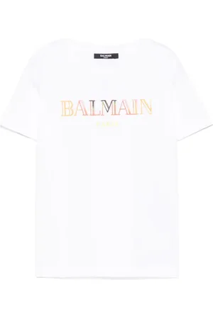 Balmain Logo-embroidered T-shirt