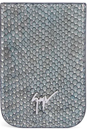 Giuseppe Zanotti Albert logo-plaque cardholder