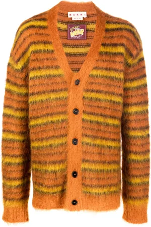 Marni Striped V-neck cardigan