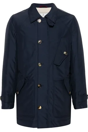 Brunello Cucinelli Single-breasted padded jacket