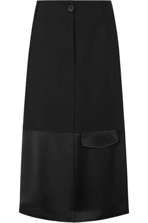 Moschino Panelled tailored midi skirt