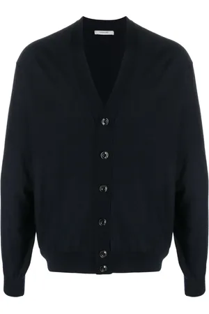 LEMAIRE V-neck wool-blend cardigan