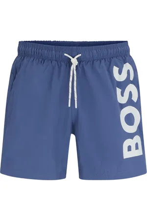 HUGO BOSS Logo-print swim shorts