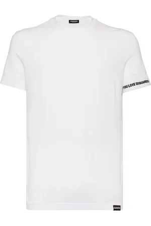 Dsquared2 Logo-print cotton-blend T-shirt