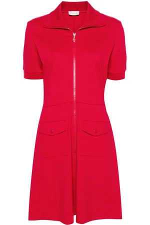 Moncler Logo-appliqu?? mini dress