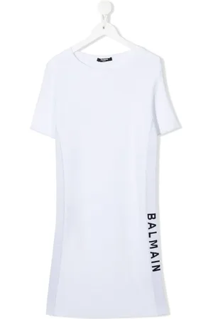 Balmain Logo tape T-shirt dress