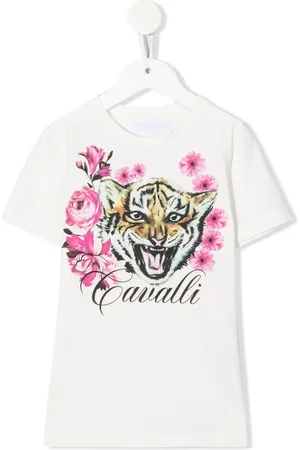 Roberto Cavalli Graphic-print short-sleeved T-shirt