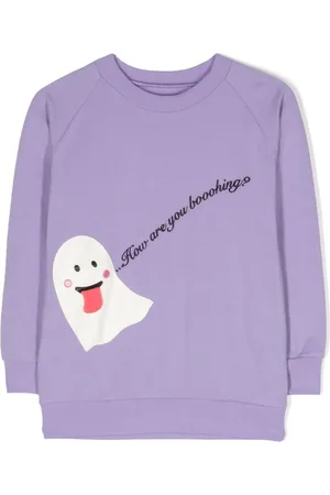 Wauw Capow by Bangbang Embroidered graphic-appliqu?? sweatshirt