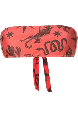 Lygia & Nanny Bajja bandeau-style bikini top