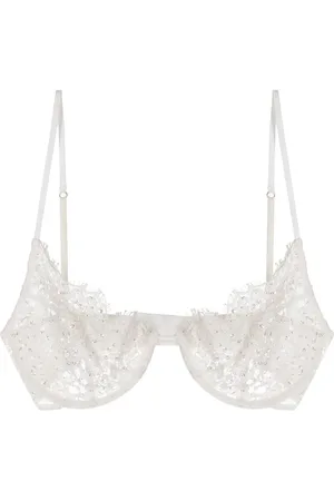 Kiki de Montparnasse Beaded lace demi bra