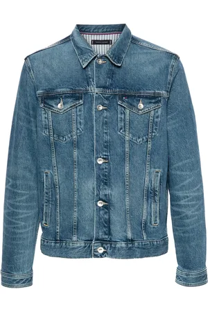 Tommy Hilfiger Logo-embroidered denim jacket