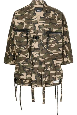 MOSTLY HEARD RARELY SEEN Camouflage-print utility jacket