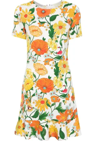 Stella McCartney Floral-print peplum dress