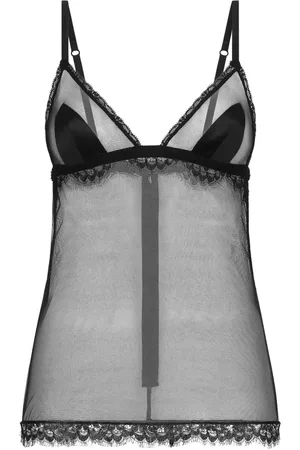 Dolce & Gabbana Lace-detail sheer camisole