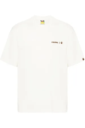 A Bathing Ape Logo print t-shirt