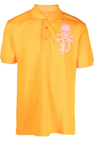 Philipp Plein Skull-print short-sleeve polo shirt