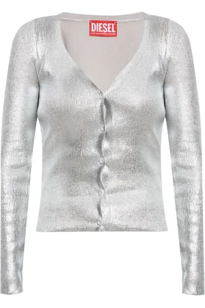 Diesel Metallic knitted cardigan