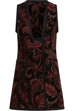Etro Patterned-jacquard waistcoat