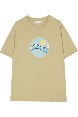 Maison Kitsuné Pop Wave-print cotton T-shirt