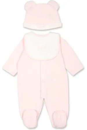 Fendi Logo-embroidered babygrow set