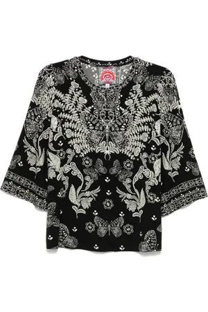 JOHNNY WAS The Janie bell-sleeved top