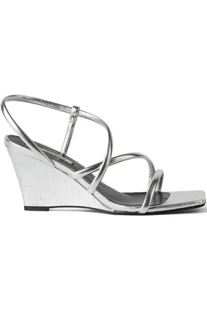 Karl Lagerfeld Rialto 80mm leather sandals