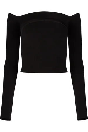 Nina Ricci Off-shoulder wool-blend top