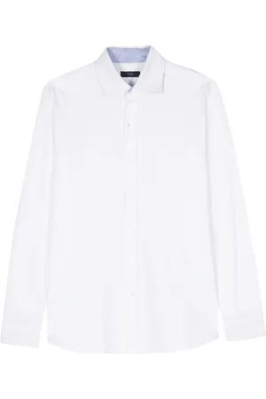 FAY Logo-embroidered jersey shirt