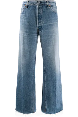 RE/DONE Straight-leg cropped jeans