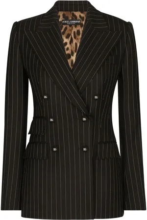 Dolce & Gabbana Striped double-breasted blazer