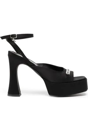 Karl Lagerfeld Lazula 120mm logo-engraved sandals
