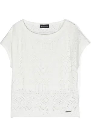 MONNALISA Laser-cut T-shirt