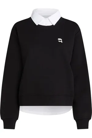 Karl Lagerfeld Ikon two-tone sweatshirt