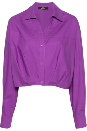 Twin-Set Actitude poplin cropped shirt