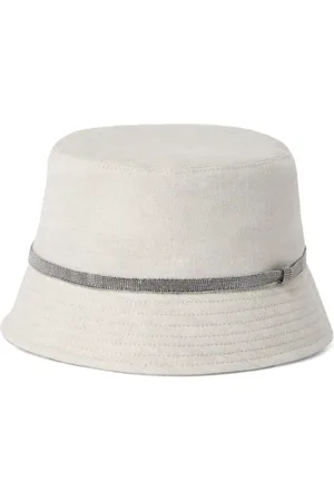 Brunello Cucinelli Monili-embellished bucket hat
