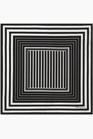 Dolce & Gabbana Striped silk scarf