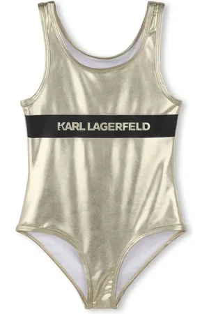 Karl Lagerfeld Logo-print swimsuit